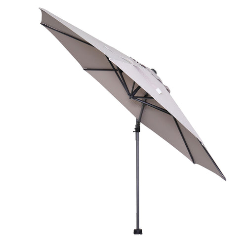 Hawaii parasol - Ø350 cm - carbon black - zand - vtwonen shop
