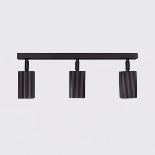 Sollux Lighting Plafondlamp RAYO 3L zwart - 45x6x16,5cm