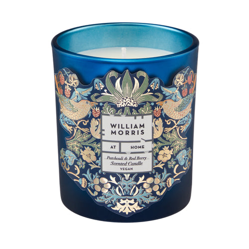 William Morris At Home - Strawberry Thief Geurkaars | Rode Bes & Patchouli | 180g