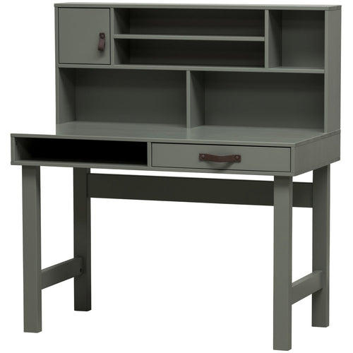 vtwonen kistbank 120 cm & bureau 110 cm Stage - Grenen - Soap - 36x120x50/122x110x58