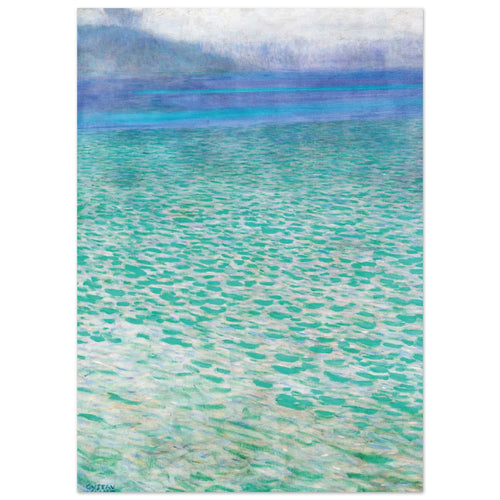 Artfulprints  Gustav Klimt - Attersee   poster 50x70 cm - vtwonen shop