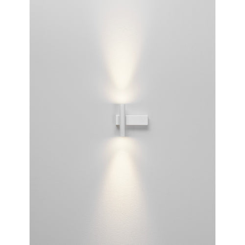 Nova Luce PARON Up & Down wandlamp zandwit LED 6W 326lm 3000K