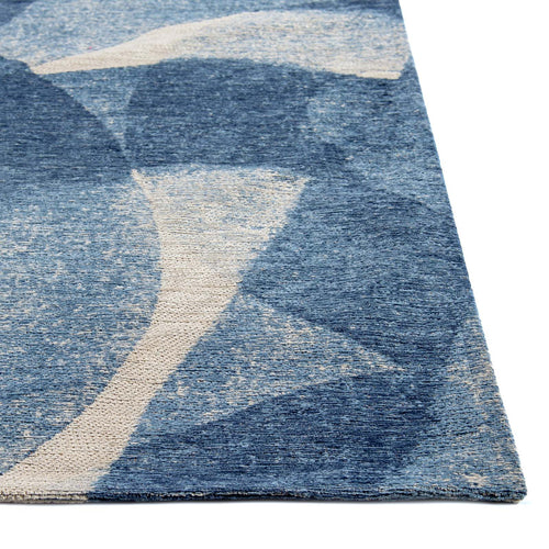 Lola&Moi vloerkleed Ink - blauw -80x150cm - vtwonen shop