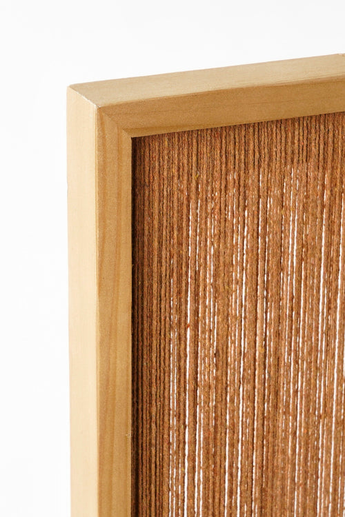 Mica Decorations Kuba Wanddecoratie - L50 x B3 x H70 cm - FSC 100% - Katoen - Oranje - vtwonen shop