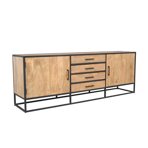 Starfurn Dressoir Dakota - Naturel Hout - 210x45x75cm