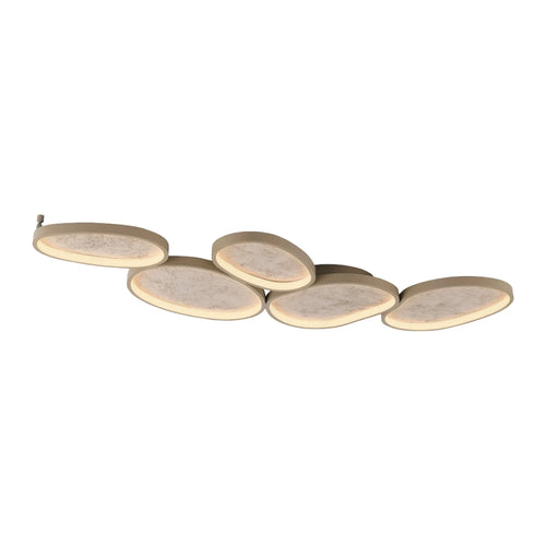 Just Light plafondlamp Moonbraker - 5 lichts - 119.4  x 6.1   cm - beige
