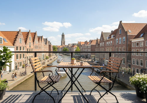 MaximaVida inklapbare tuinstoel Toscana met armleuning zwart 2 stuks - 100% FSC excellent acacia - vtwonen shop