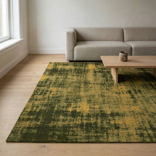 DÉJA Living Vloerkleed Ruma - Groen Stof - 68x220cm
