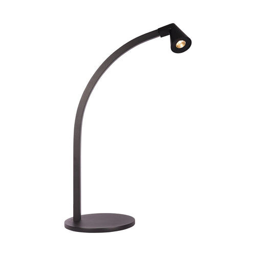 Atmooz tafellamp Bijoux - zwart - Ø 16 x H 46 cm - geïntegreerde led