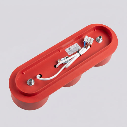 Sollux Lighting Plafondlamp MODO 3 rood Gx53 - 32,4x10,4x8,2cm
