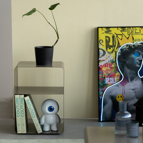 Kare Design Bijzettafel Lounge taupe