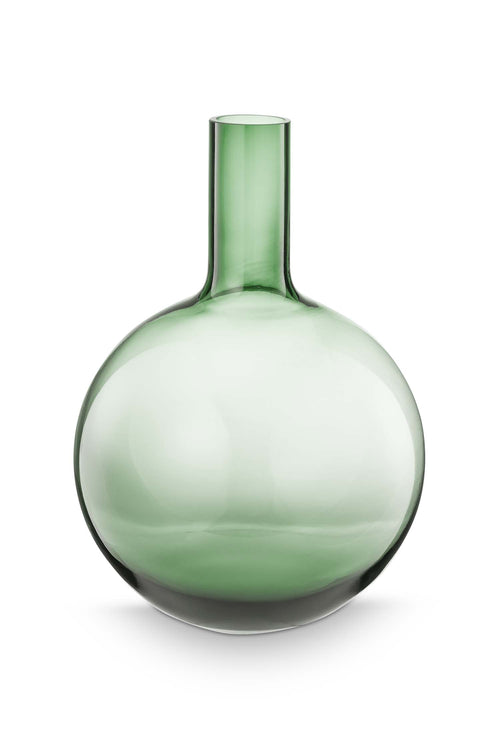 Pip Studio Glazen Vaas Groen 35 cm
