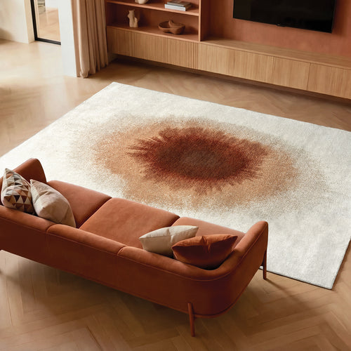 Ecorugs vloerkleed Indian Snow - brown - 140x200cm