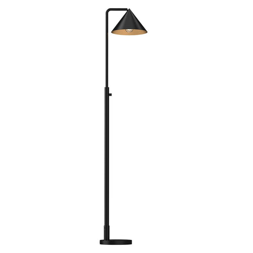 Stehleuchte Contemporary Matt Schwarz 1x E27