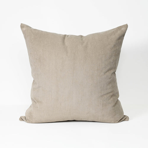 Darcy & Duke sierkussen Oatmeal Cord - Bruin - 55x55cm