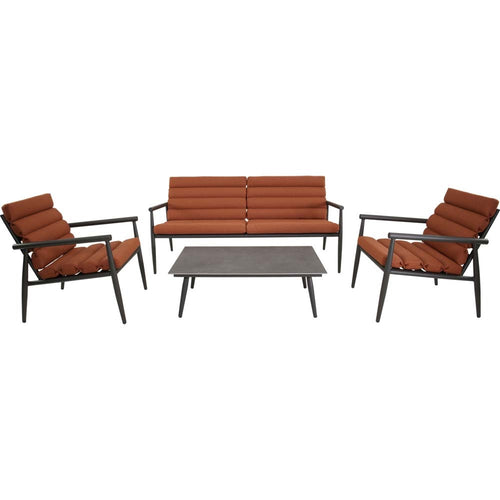 Lesli Living loungebank Harper - rood - 168x76x72cm