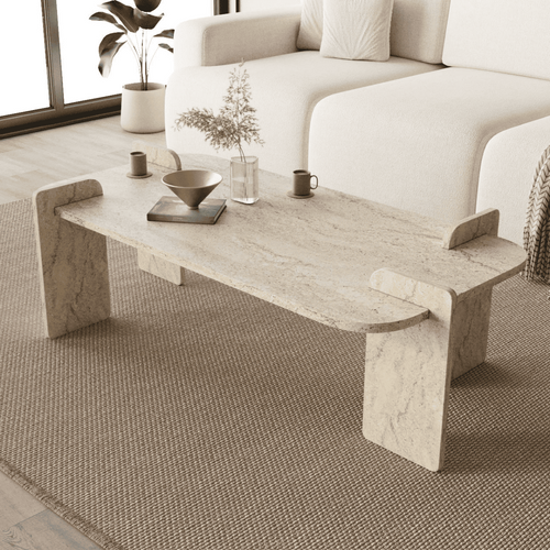 Calicosy - RIVE Salontafel - Naturel - 120x60x35 cm