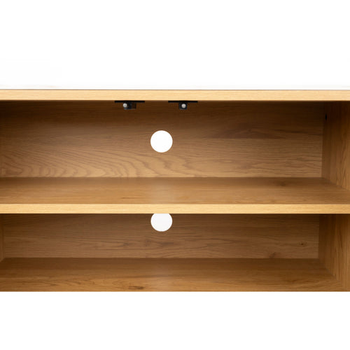 Housecraft Living Almira Dressoir Laag 180 cm Hout/ Marmerlook Naturel