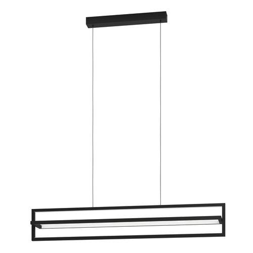 EGLO hanglamp Siberia - led - 78 cm - zwart/wit - dimbaar - vtwonen shop
