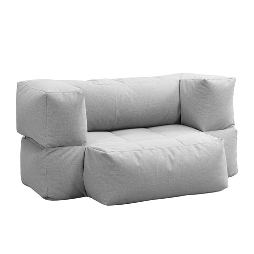 HOME DELUXE buitenzitzak HEAVEN - Lichtgrijs - 76 x 152 x 100 cm - vtwonen shop