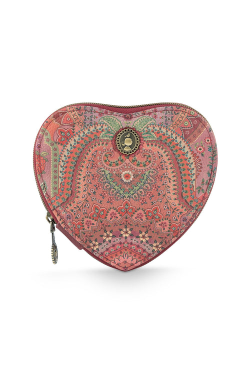 Pip Studio Carmel Sieradendoos Jabali Dames - Rood - 16x5x15 cm