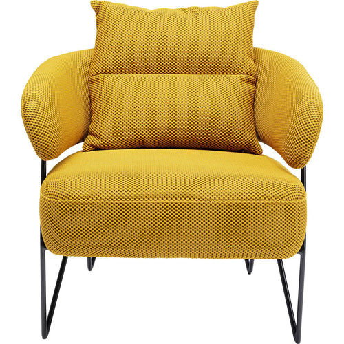 Kare Design Fauteuil Peppo geel - vtwonen shop
