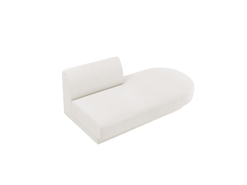 Micadoni Module Miley 2-zits, boucle wit - 90x158x70cm
