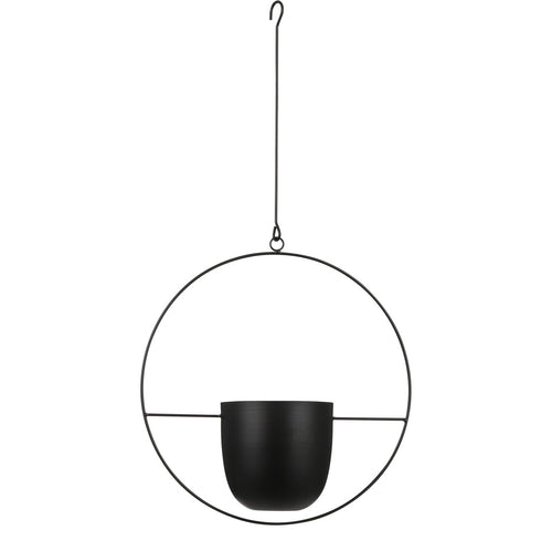 Mica Decorations Dexter Hangpot - L34 x B14 x H65 cm - Zwart