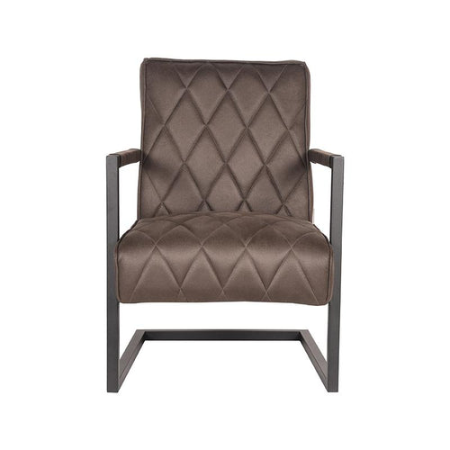 LABEL51 Fauteuil Denmark - Antraciet Microfiber - Zithoogte 41cm - vtwonen shop