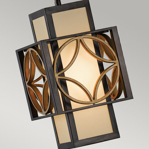 Elstead Remy - 1-lichts plafondlamp goud, brons, E27