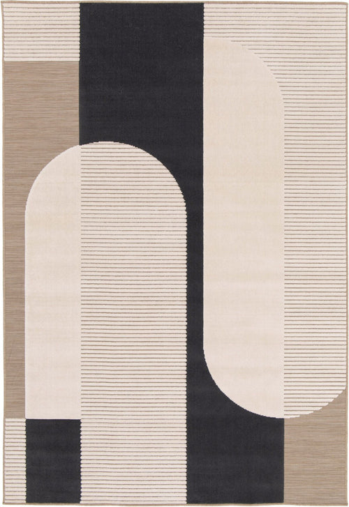 Art deco karpet - 200x290 cm - ecru - vtwonen shop