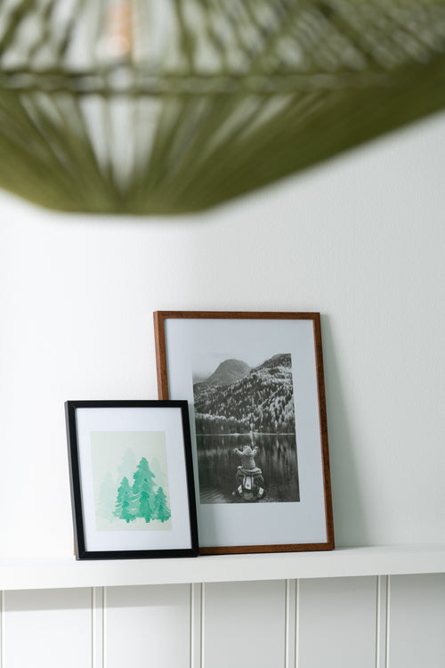 J-Line fotolijst Basic - hout - zwart - medium - 2 stuks - vtwonen shop