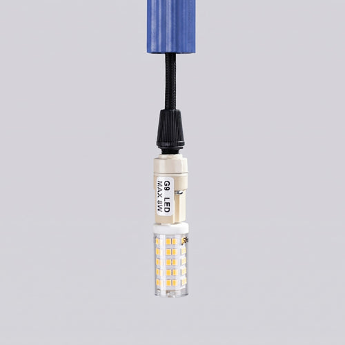 Sollux Lighting Hanglamp ARCHE 1 ultramarijn - 8x8x120cm