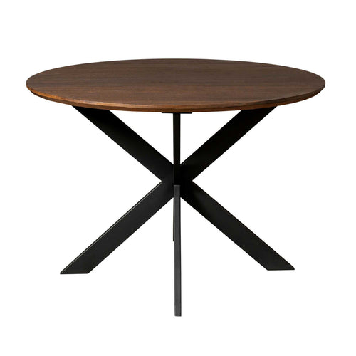 StarFurn Eettafel Ferris - Rond Bruin Hout - 150x150x76cm - vtwonen shop