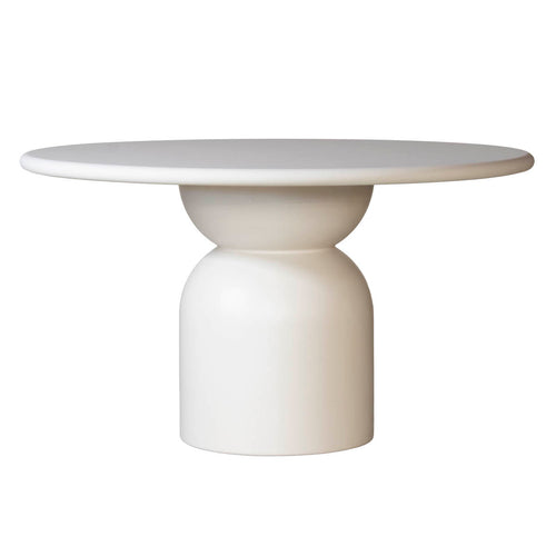 DÉJA Living Eettafel Djurö - Rond Beige Eco Composiet - 130cm