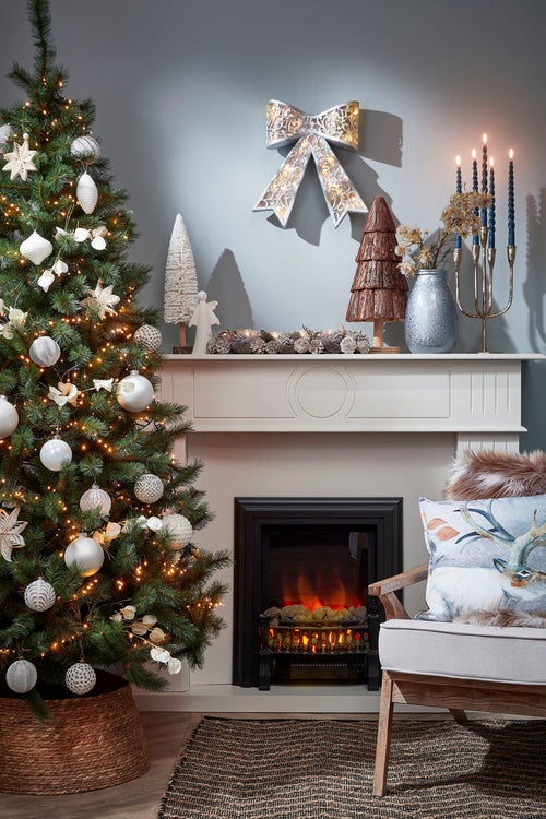 House of Seasons Kerstboomrok - H26 x Ø50 cm - Zeegras - Naturel Bruin - vtwonen shop