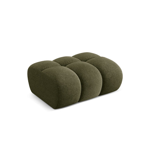 Cosmopolitan Design - Poef Treno chenille groente - 70x90x42cm