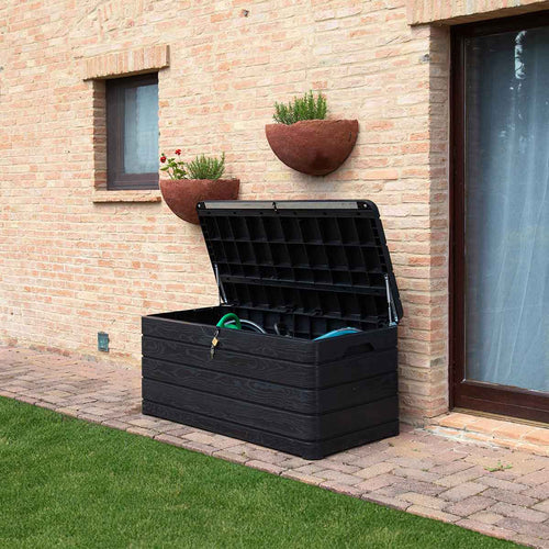 Toomax opbergbox Dolomiti - donker grijs 640 liter - vtwonen shop