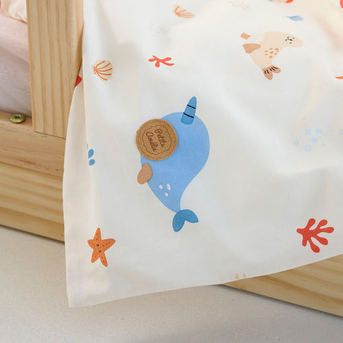 Petite Amélie Dekbedovertrekset – 120x150 cm – 100% Biologisch Katoen – Océan - vtwonen shop