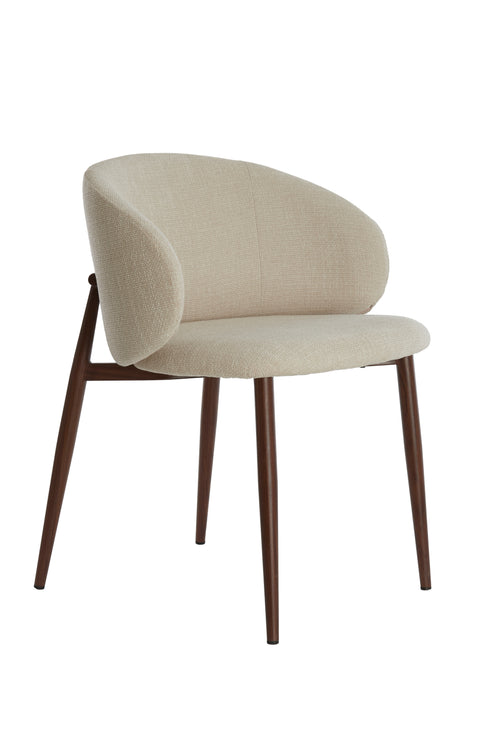 Light & Living eetkamerstoel ALUKO - 56x57x74cm - wit - Set van 2 - vtwonen shop