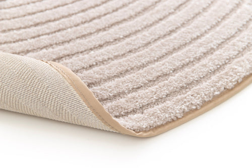 AFK Living vloerkleed Cleo - reliëfeffect - beige - 160 x 160 cm