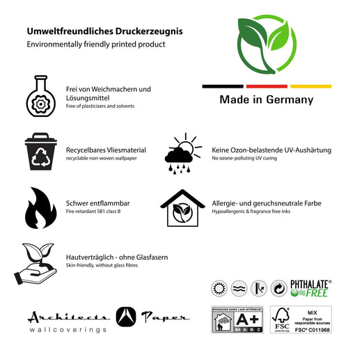 Livingwalls behang effen oranje en rood - 53 cm x 10.05 m - AS-377482 - vtwonen shop