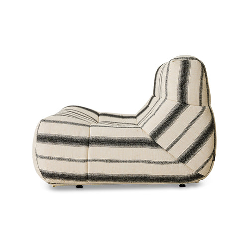 HKLIVING Outdoor stoel Lazy lounge – chalkstripe - vtwonen shop