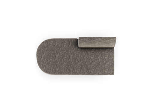 Micadoni - Module "Miley" 2 zitplaatsen, chenille grijs - 90x158x70cm