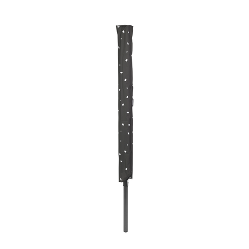 Brabantia Droogmolen Lift-O-Matic, 50 meter met metalen grondanker, doorsnede 45 mm, beschermhoes, wasknijpertasje en wasknijpers - Anthracite