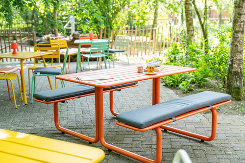 MaximaVida picknicktafel kussenpakket Antro 200 x 30 x 4 cm - 2 stuks - waterafstotend - vtwonen shop