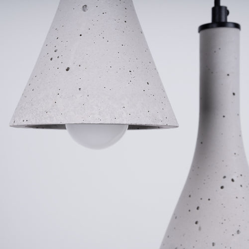 Sollux Lighting Hanglamp REA 3P beton - 27x27x115cm
