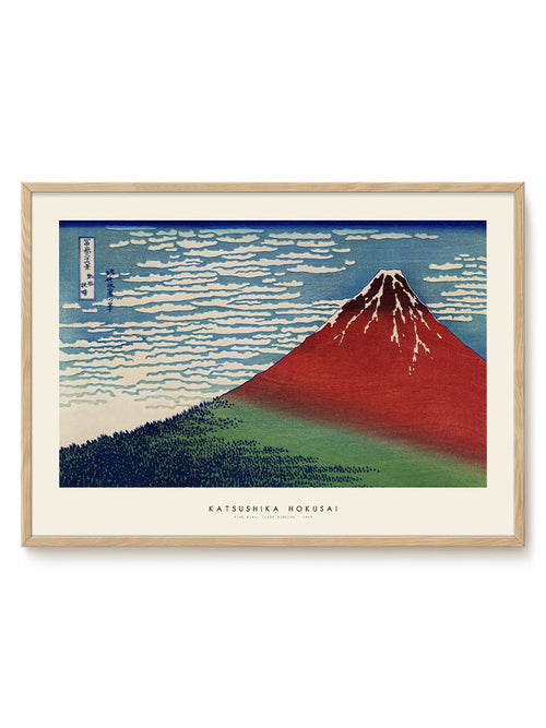 Katsushika Hokusai - Fine wind, clear morning - PSTR studio Kunst Poster - vtwonen shop