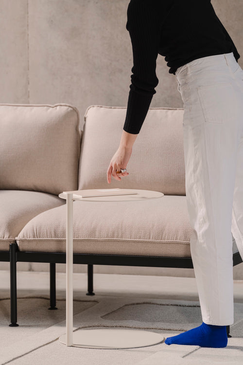 noo.ma ANDE Bijzettafel - Piazza Beige - vtwonen shop