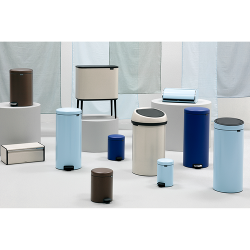 Brabantia Bo Touch Bin, met 2 binnenemmers, 11 + 23 liter - Soft Beige